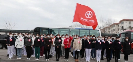 春暖花開，英雄歸來！葫蘆島市第二人民醫(yī)院支援綏中醫(yī)療隊(duì)凱旋而歸~